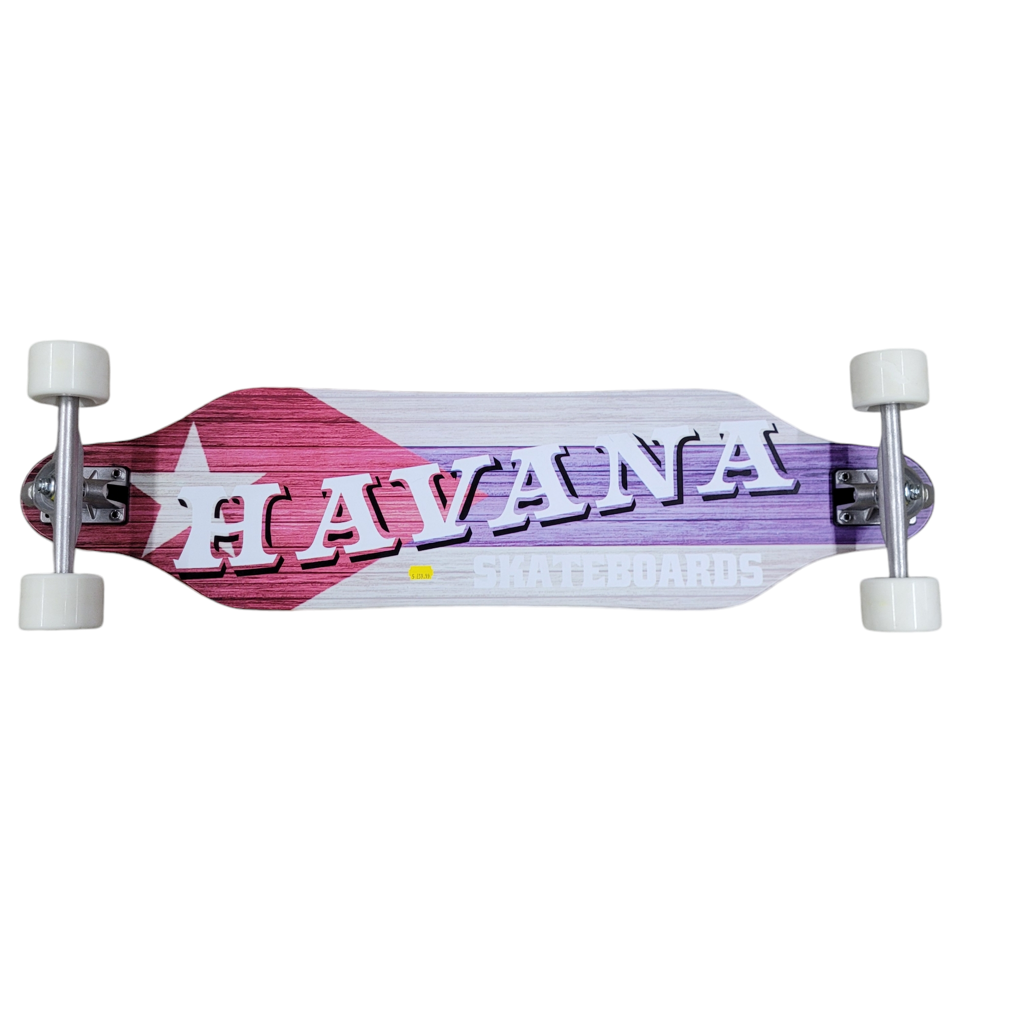 HAVANA GEMINI TOP-MOUNT 'FLAG' LONGBOARD - 36" / 9" - Bargain Basement