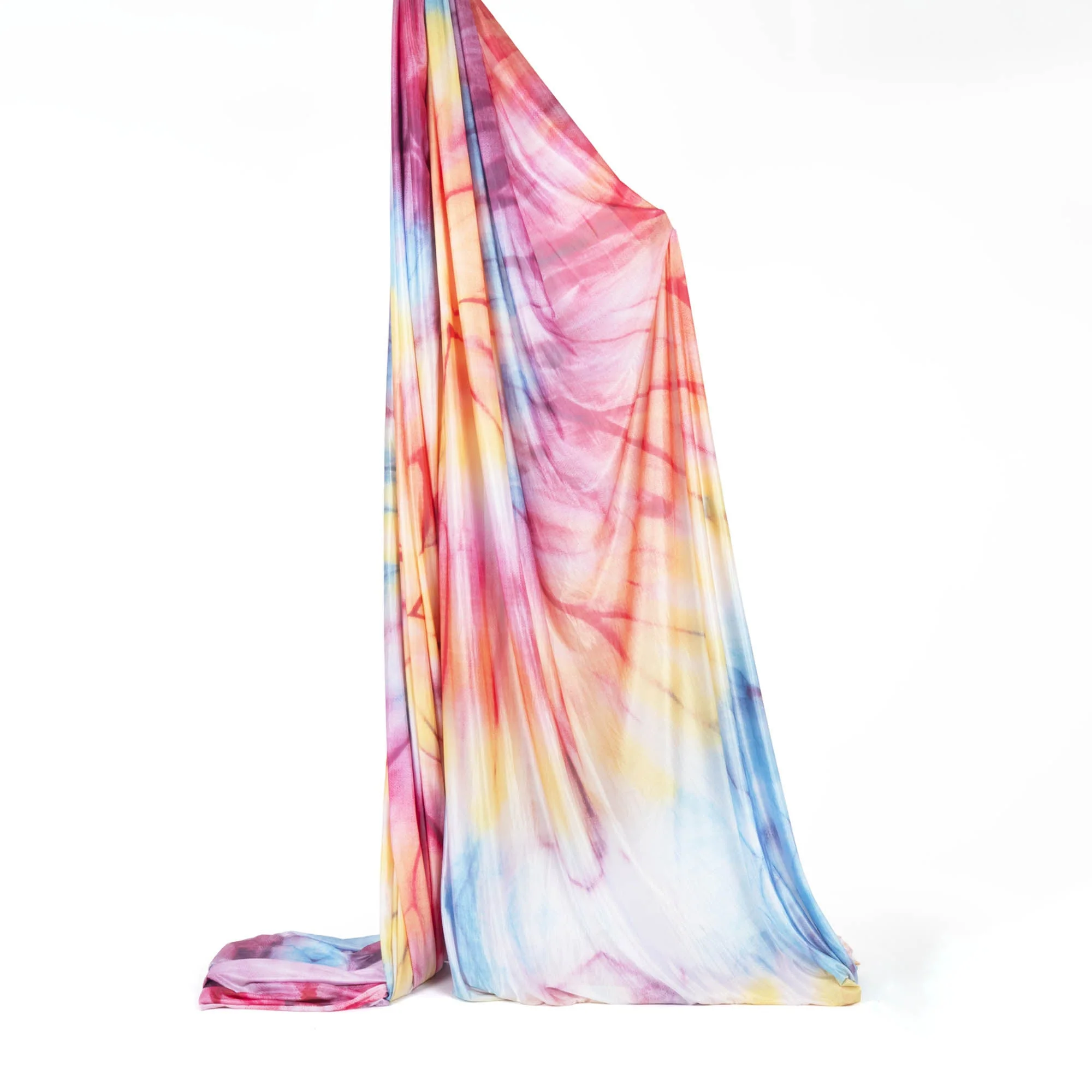 Prodigy Multicoloured Aerial Silks - Low Stretch - 280cm width