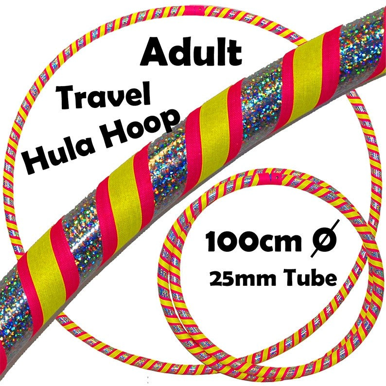 FNG Adult Travel Hula Hoop (Ultra-Grip) 100 cm