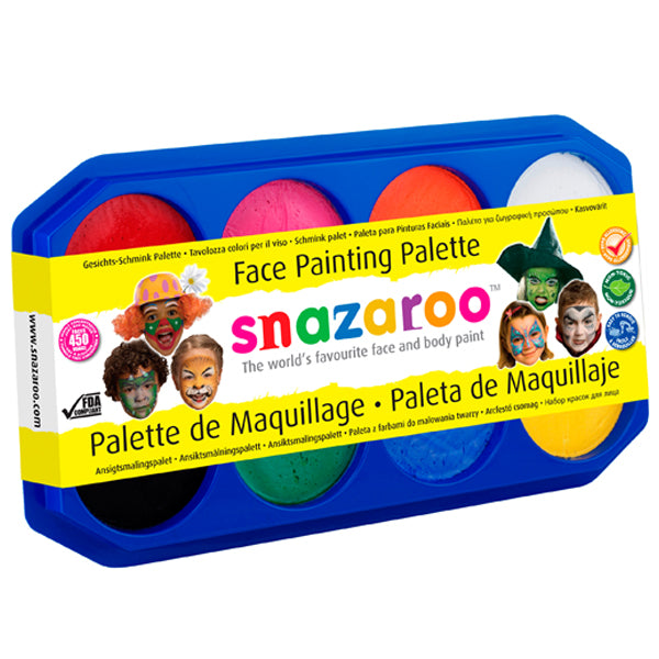 Snazaroo 18ml Palette Kit - Includes 8 Paints