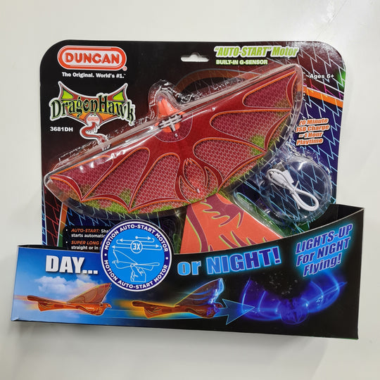 Duncan Dragon Hawk Light-Up Flying Bird - Glider - w/ Power Assist - Bargain basement - RRP £24.99