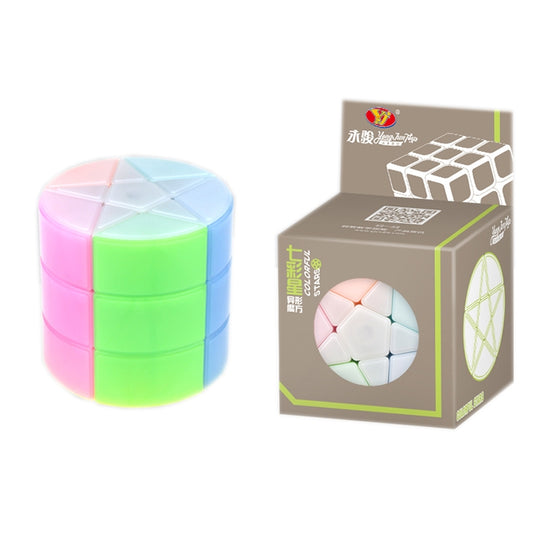 YJ Cube - Column Colourful Stars Cylinder